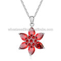 new trendy AAA Zircon high qualtiy Platinum Plated Elegant Pendant zircon pendentNecklace